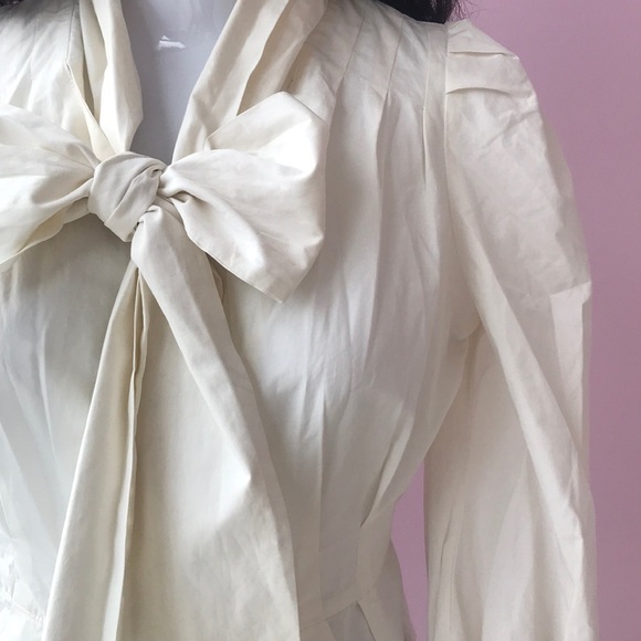 Off white button down blouse - Picture 3 of 3